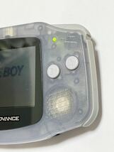 【RA-9】動作品☆外装綺麗☆Nintendo 任天堂 GBA ゲームボーイアドバンス本体 AGB-001 ミルキーブルー/ネコポス230円_画像4