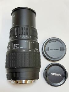 【RA-25】状態良好☆SIGMA シグマ Canon AFカメラ用レンズ 70-300mm 1:4-5.6 DL MACRO SUPER φ58/ヤマト60s