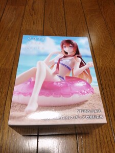 定形外送料350円 STEINS；GATE Aqua Float Girls フィギュア 牧瀬紅莉栖 アクアフロートガールズ フィギュア シュタインズ・ゲート未開封