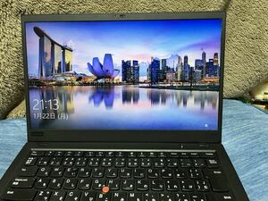 【MSオフィス付】Lenovo ThinkPad X1 Carbon 6th Gen 20KGA00SJP Core i5 8250U 1.6Ghz 8GB 256GB(SSD)14インチ FHD Windows10 Office2021