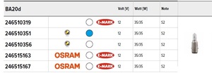 RMS 24651 0319 社外 電球 BA20D(ヘッドライト) 12V 35/35W EU認証