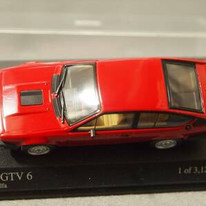 アルファロメオ GTV6 (アルフェッタ GTV) 1983年 Rosso Alfa Minichamps 1/43 400 120140 【箱傷み】の画像7