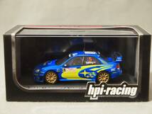 スバル インプレッサ WRC 2006年 モンテカルロ #5 ペター・ソルベルグ hpi 1/43 943_画像1