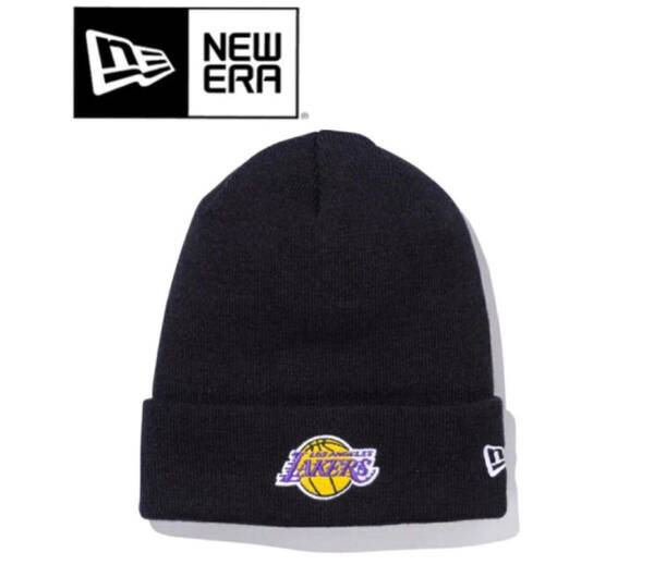 New era ニューエラ ニットキャップ LAレイカーズ LA LAKERS NBA