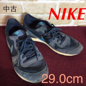 【売り切り!送料無料!】A-249 NIKE!スニーカー!29.0cm!青!紺色!ブルー!大きいサイズ!普段ばき!ウォーキング!ヴィンテージ!中古!