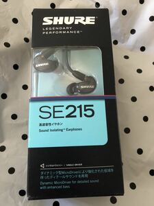SHURE シュア　SE215 イヤホン　新品　正規品