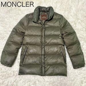 【MONCLER】モンクレール　ダウンジャケット　ダウンコート　カーキ 00 ヴィンテージ