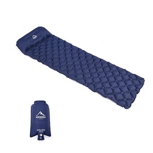 . wide . camp pad, inflatable, outdoors mattress, sofa, super light weight cushion, high King navy ( sack equipped )