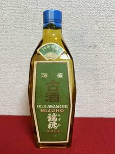 JP892＊古酒 未開栓品 泡盛 瑞穂 10年貯蔵 720ml＊