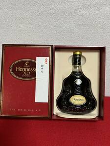 JP894＊古酒 未開栓品 Hennessy COGNAC XO ブランデー 金キャップ 700ml 40% 箱付＊