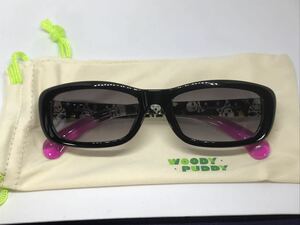 WOODY PUDDY kids TR-90 サングラス Funky Rock Black Scull