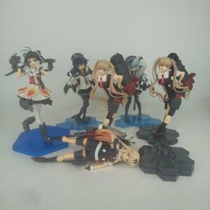 フィギュアまとめ売り 箱なし 艦隊これくしょん 艦これ 6点セット 響 那珂改ニ 暁 夕立改ニ 村雨改 3-503