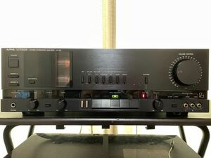 LUXMAN/ALPINE 真空管ハイブリッドプリメインアンプ LV -105 動作品 トーンガリあり現状品