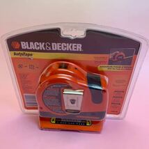 Black&Decker ブラック＆デッカー AUTO Tape コンベックス 電動メジャー スケール Steel Tape ブリスタ未開封品 美品 60サイズ発送_画像3