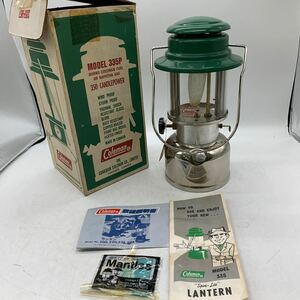 6-1-54■ Coleman 335 P コールマン カナダ製 ビンテージ 【美品】ランタン Model 335P 200. 220. 335. 635. 新古品 保管商品 現状品渡