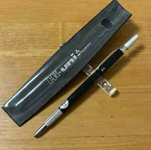 新品 廃盤 MITSUBISHI 三菱鉛筆 Uni ユニ Hi-uni ハイユニホルダー 芯ホルダー 2.0mm シャーペン 2H ドロップ式 製図 ケース付 昭和レトロ