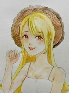 手描きイラスト　オリジナル　透明水彩　過去作品