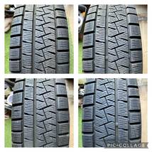 美品　155/65R14 75Q PIRELLI スタッドレス バリ山4本セット　14x4.5J ET 45 PCD 4Hx100 ハブ系やく73mm_画像9