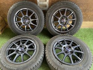 美品　175/70R14 84Q NorthTrek N5 スタッドレス 2022年製　バリ山4本セット　14x5.5J ET 38 PCD 4Hx100 パッソヤリス アクア ヴィッツ 等