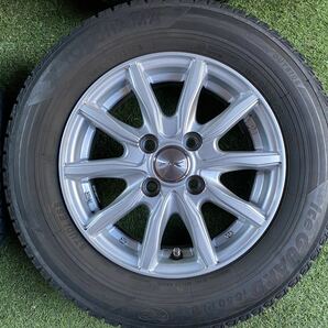 美品 155/80R13 79Q IG50 YOKOHAMA iceGUARD IG50 PLUS スタッドレス バリ山13x5J ET 36 PCD 4Hx100 軽自動車用 マーチデミオ等の画像5