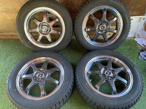 美品　165/65R15 81Q TOYO TRANPATH TX 2021年製　スタッドレス バリ山4本セット　リム系　15x4.5J ET 45 PCD 100 4H タフト・ソリオ等