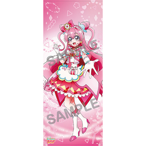 【新品】デリシャスパーティ プリキュア 等身大タペストリー キュアプレシャス　エンスカイ 1800×730mm スエード製