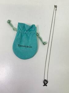 S0601-531 1348【1円スタート】 ティファニー　TIFFANY & Co.　ラビングハート　ネックレス　SV925刻印　アクセサリー　レディース