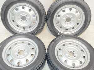 中古タイヤ スタッドレスタイヤ ホイールセット 4本セット 185/60R15 　 TOPY M60 15x5.5 100-4穴 ブリヂストン アイスパートナー2