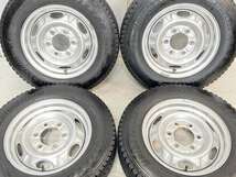 中古タイヤ スタッドレスタイヤ ホイールセット 4本セット 185/75R15 106/104 LT 日産純正 15x5.5 139.7-6穴 BS ブリザック W979_画像1