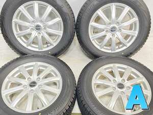 中古タイヤ スタッドレスタイヤ ホイールセット 4本セット 215/60R16 　 BALMINUM 16x6.5 54 114.3-5穴 ブリヂストン ブリザック VRX2