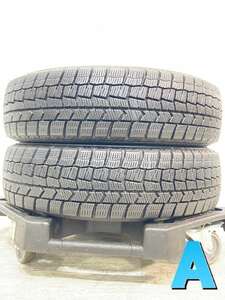 中古タイヤ スタッドレスタイヤ 2本セット 155/65R14 ダンロップ ウィンターマックス WM02