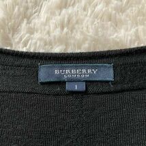 バーバリーロンドン　Vネックウールニット　プルオーバー　ノバチェック　日本製　レディース　1サイズ　BURBERRY LONDON　三陽商会_画像8