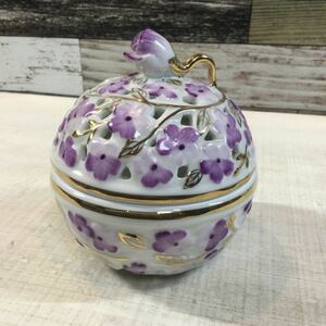 ROYAL ARDEN ロイヤルアーデン 小物入れ 花柄 陶器 