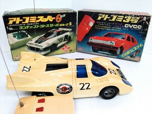 アトコミシリーズ　RCカー　3点まとめて　MARTINI PORSCHE　ホンダシビック　3号　ランチァストラトス　スーパーθ　当時物　ラジコン