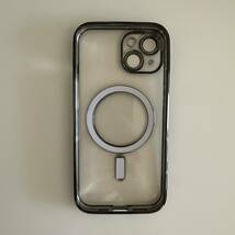 《新品》iPhoneケース【iPhone15Plus用】【ブラック】カバー ソフトカバー レンズフィルム付き ワイヤレス充電可能 送料無料 C0968_画像6