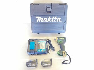 makita マキタ TD161DGXAG インパクトドライバー 14.4V 6.0Ah バッテリー 充電器付き 電動工具 DIY オーセンティック グリーン オリーブ