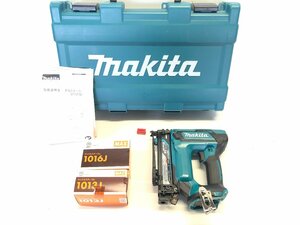美品 makita マキタ ST121D 充電式タッカー 18V コードレス 電動工具 ブルー 青