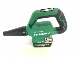 美品 HIKOKI ハイコーキ RB36DB コードレスブロアー 充電式ブロワー 36V バッテリー付き 送風機 掃除機 電動工具 グリーン 緑