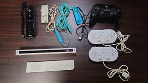 wii コントローラー その他 まとめ売り 任天堂 リモコン クラシックコントローラー センサーバー 栃木からゆうパック60サイズで発送します