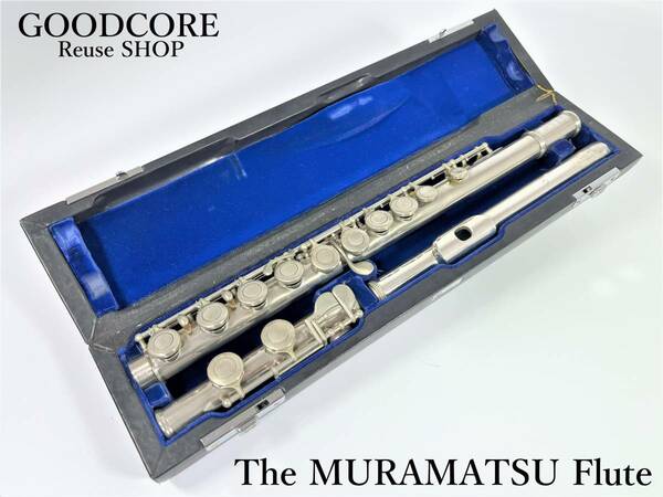 【ジャンク品】 The MURAMATSU ムラマツ TOKOROZAWA フルート 純正革ケース付属●R601109