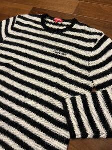 Supreme シュプリーム Stripe Mohair Sweater セーター モヘア ボーダー M