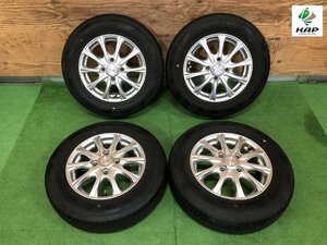 weds JOKER　13×4.00B　ホイール ＆ タイヤ　DUNLOP　145/80R13　4本セット　～ アルト・軽自動車 他 ～ 【個人宅配送不可】