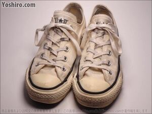  труба LS100* б/у /23cm* Converse все Star low cut стандартный ALLSTAR J OX White белый цвет 32167430?* парусина / сделано в Японии 