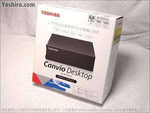 管PC137★新品★バッファロー/東芝 6TB USB 3.0 外付ハードディスク HDD 据置型 Canvio Desktop HD-TDA6U3-B★2個あり