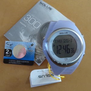 定価8000円 SOLUS 300 心拍数 測定 腕時計★ソーラス チームスポーツ300 Team Sports 電池付き