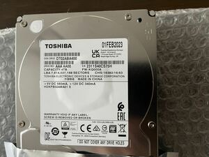 TOSHIBA 東芝 3.5インチ HDD 4TB DT02ABA400 【２台】