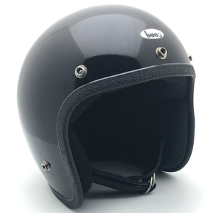 送料無料 Dead Stock 新品 箱付 BUCO BLACK 56cm/デッドストックnosブコ黒ブラックビンテージヘルメットbaby bucoベビーブコハーレー70s