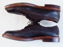 Alden 97648 Long Wing Tip Dark Brown オールデンロングウイングチップ_画像6