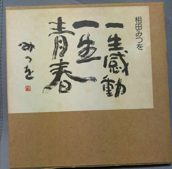 相田みつを 一生感動 一生青春