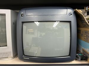 激レア】Panasonic テレビデオ ブラウン管 テレビ レトロ 平成 カラーテレビ 通電確認済み